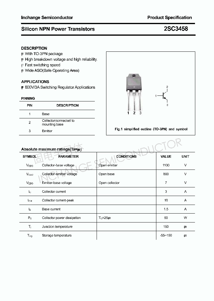 2SC3458_4305421.PDF Datasheet