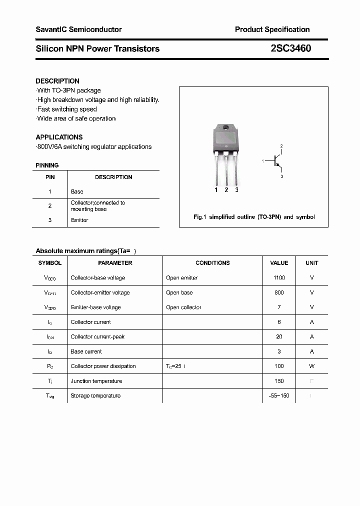 2SC3460_4449668.PDF Datasheet