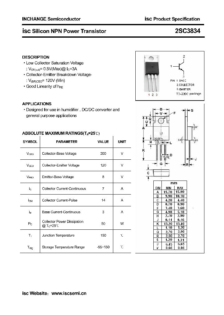 2SC3834_4308364.PDF Datasheet