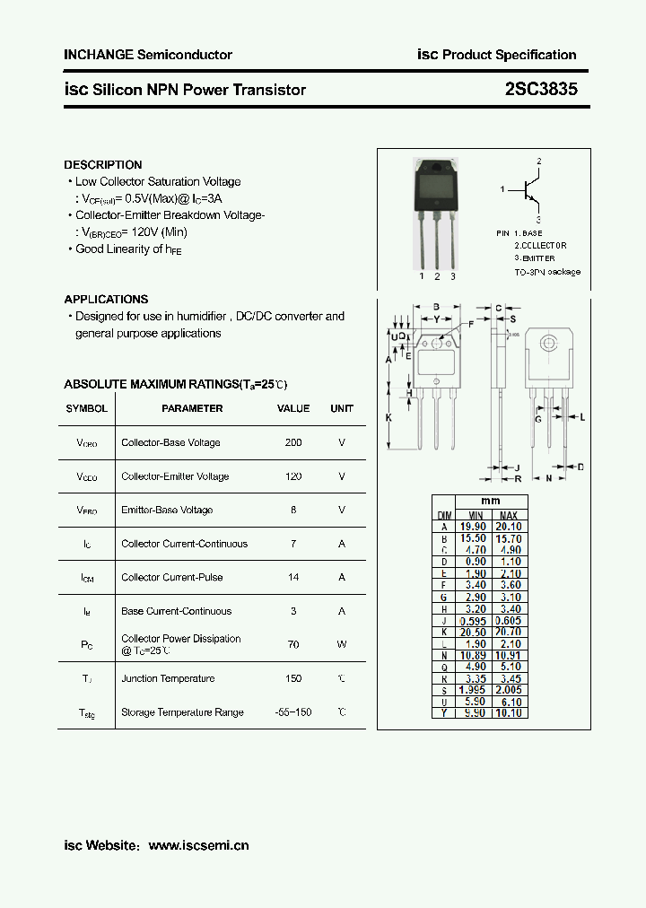 2SC3835_4327840.PDF Datasheet