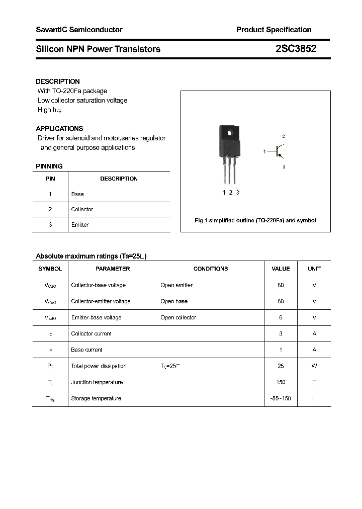 2SC3852_4416249.PDF Datasheet