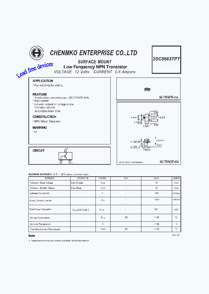 2SC5663TPT_4486045.PDF Datasheet