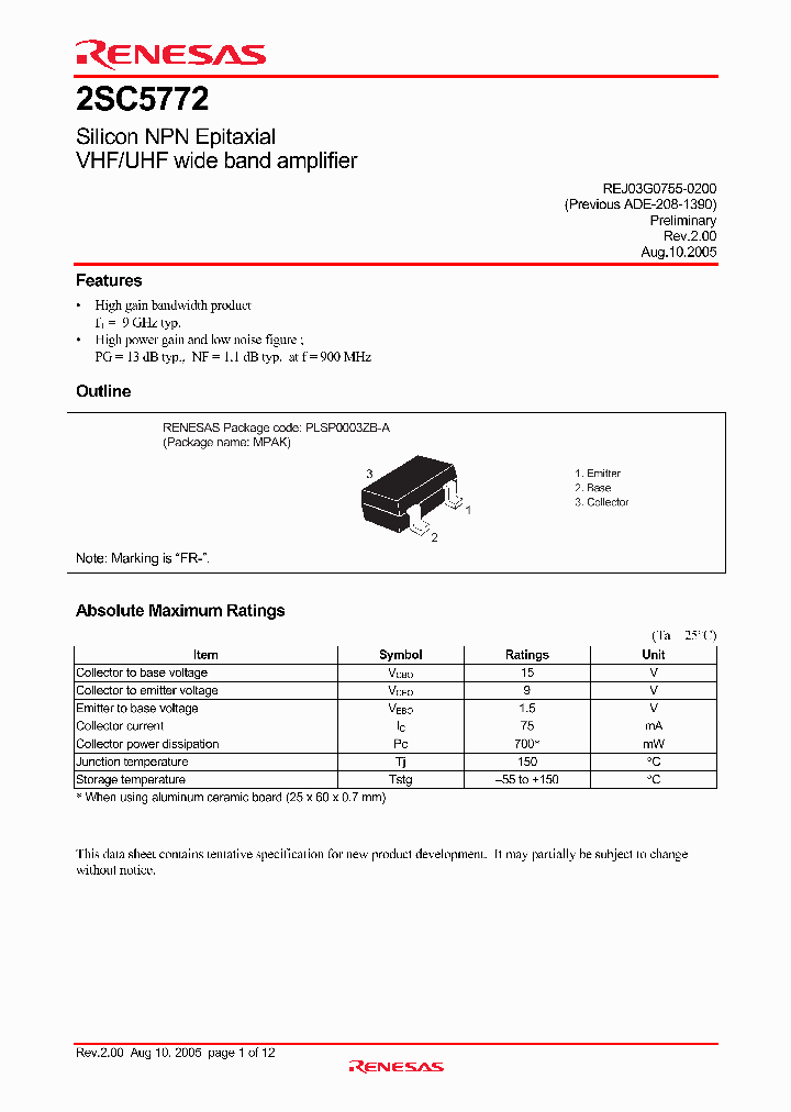 2SC5772_4270112.PDF Datasheet