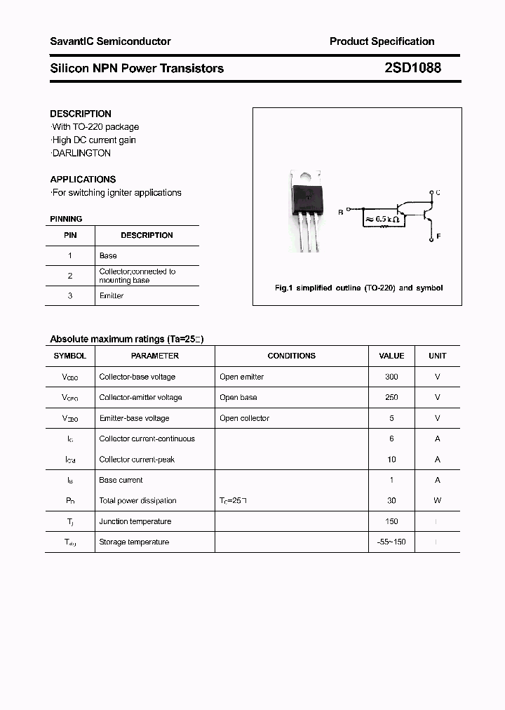2SD1088_4409082.PDF Datasheet
