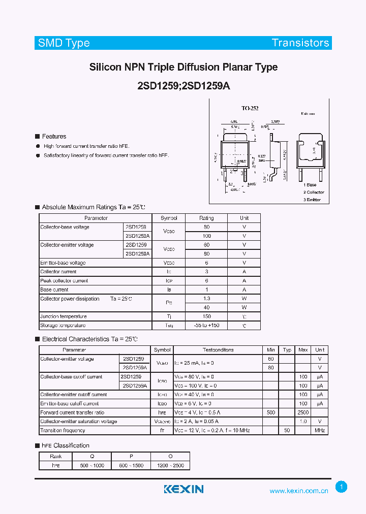 2SD1259_4325983.PDF Datasheet