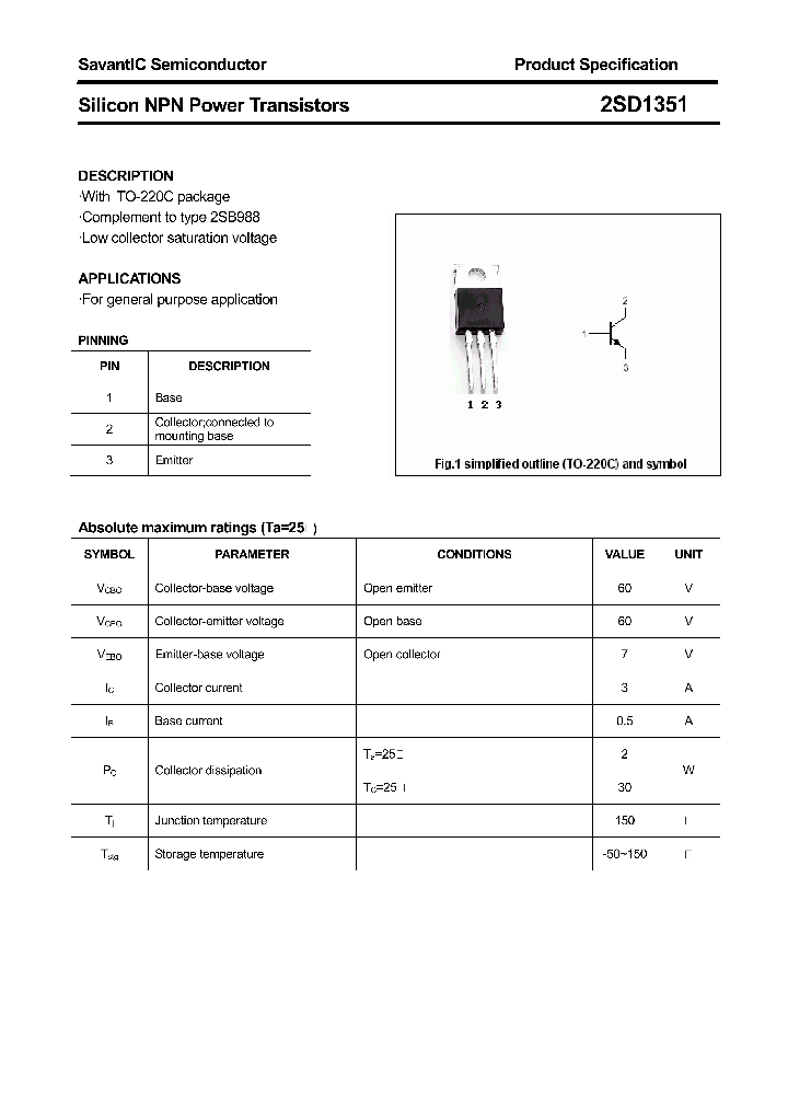 2SD1351_4808693.PDF Datasheet