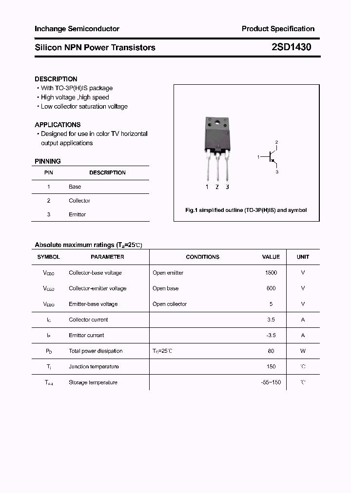 2SD1430_4817471.PDF Datasheet