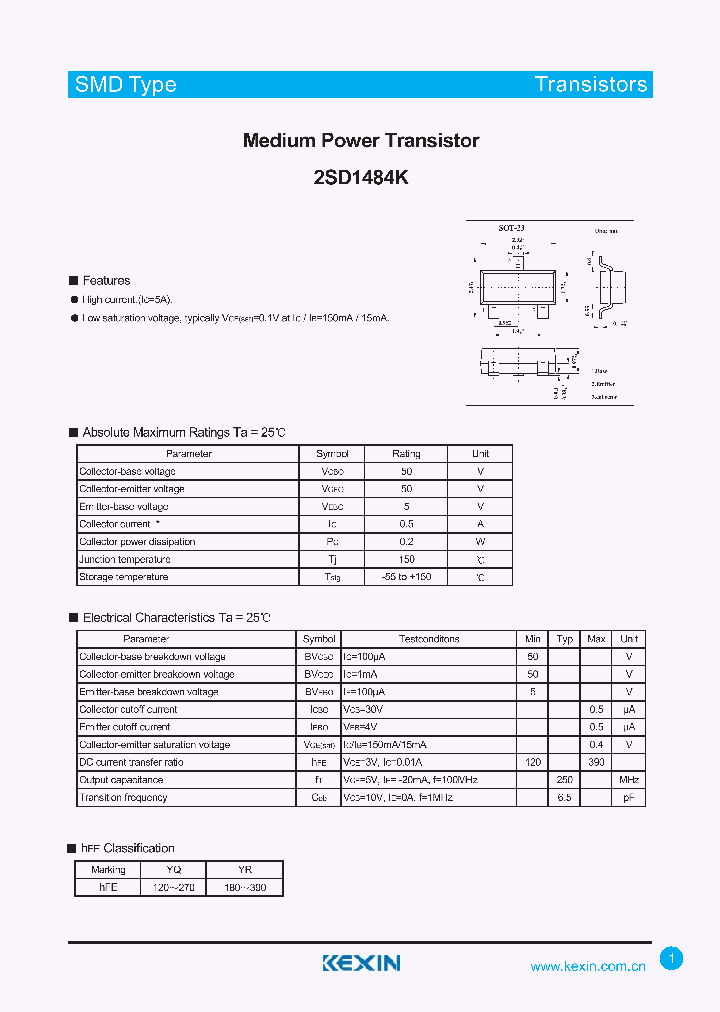 2SD1484K_4286235.PDF Datasheet Download --- IC-ON-LINE