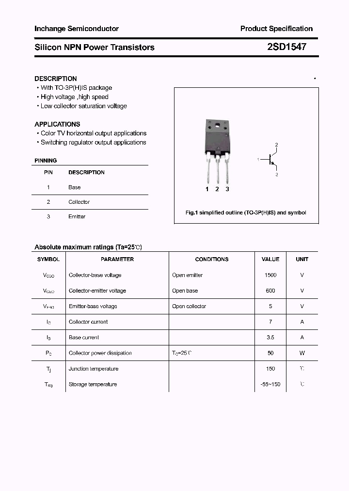 2SD1547_4408832.PDF Datasheet