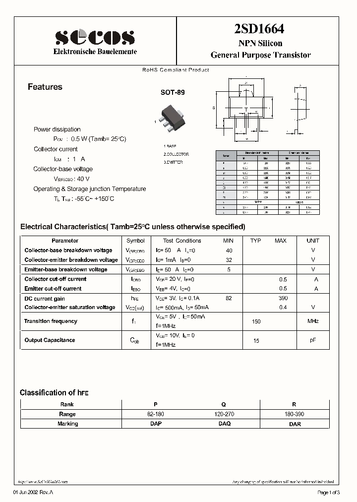 2SD1664_4542673.PDF Datasheet