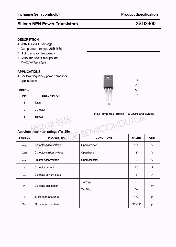 2SD2400_4330548.PDF Datasheet