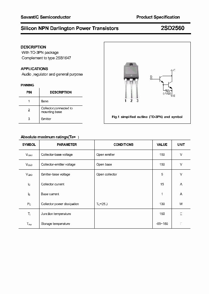 2SD2560_4394448.PDF Datasheet