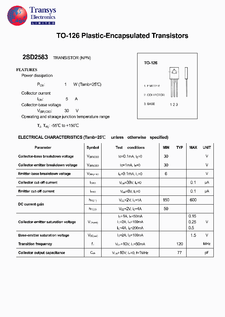 2SD2583_4227676.PDF Datasheet