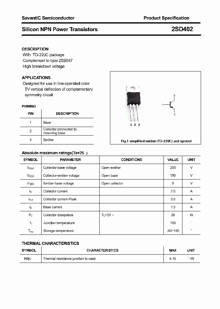 2SD402_4532787.PDF Datasheet