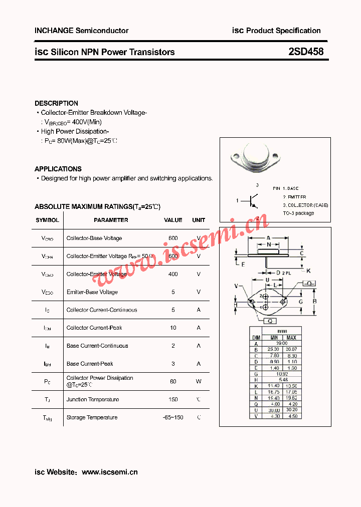 2SD458_4549279.PDF Datasheet