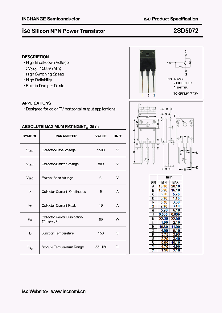 2SD5072_4286761.PDF Datasheet