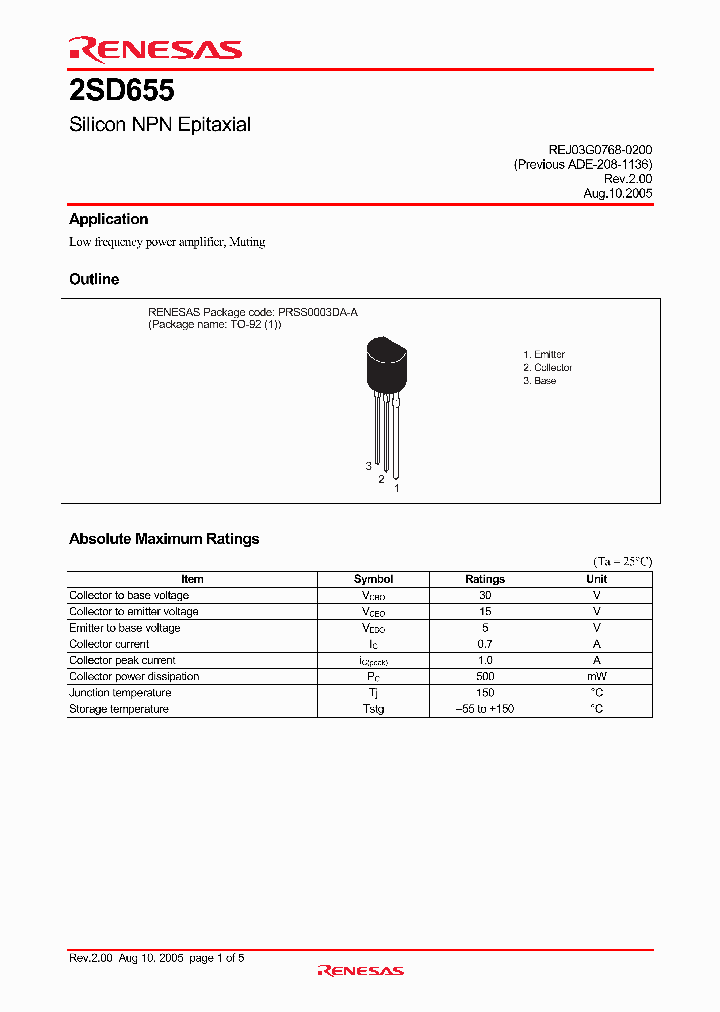 2SD655_4240644.PDF Datasheet