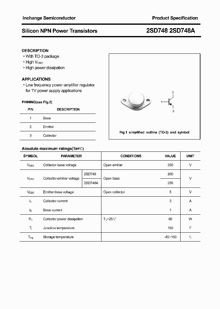 2SD748_4362636.PDF Datasheet