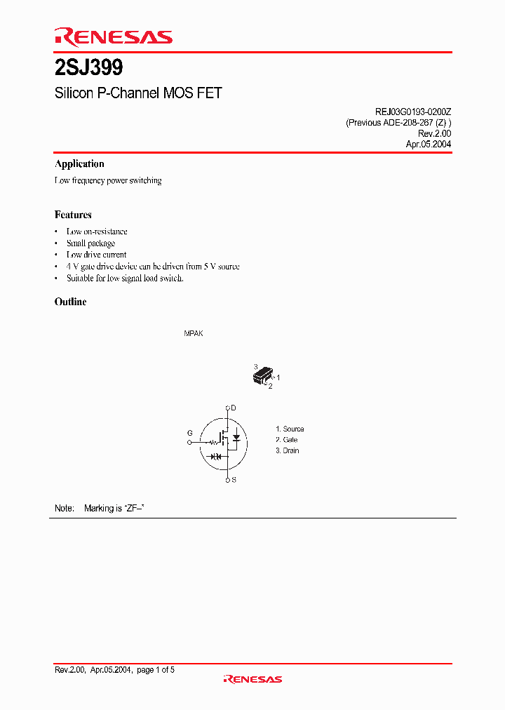 2SJ399_4257615.PDF Datasheet