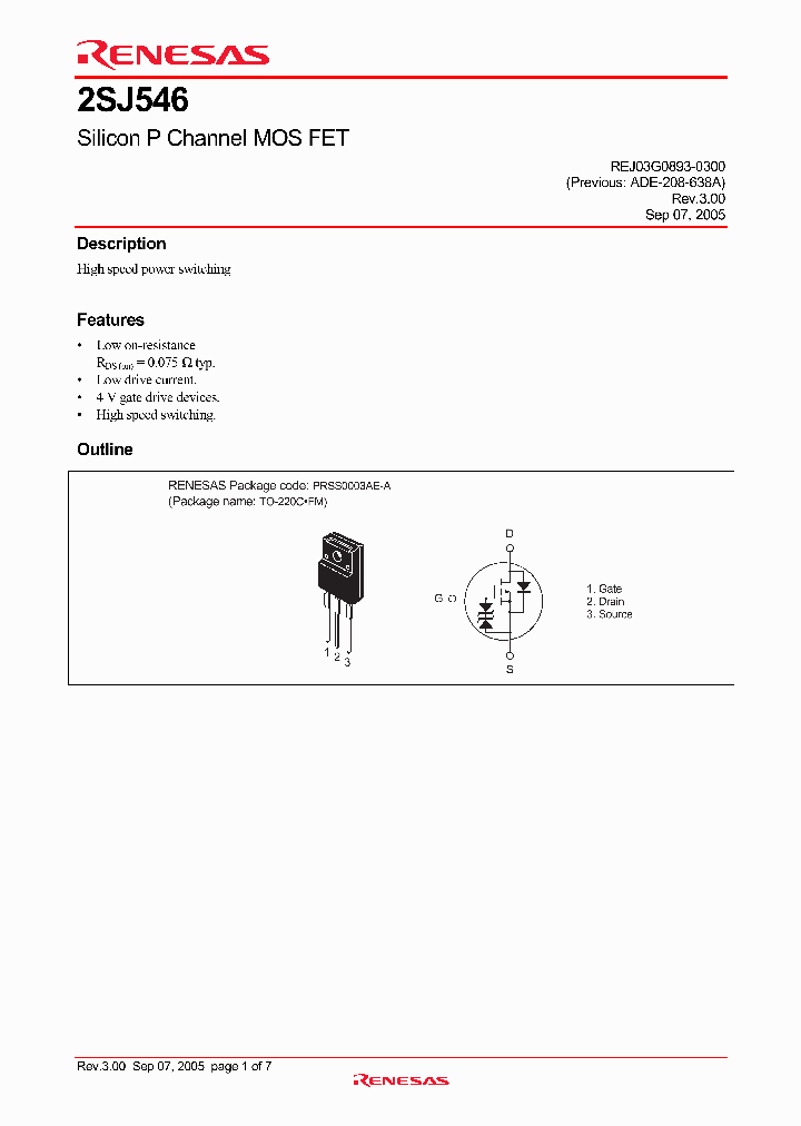 2SJ546-E_4491812.PDF Datasheet