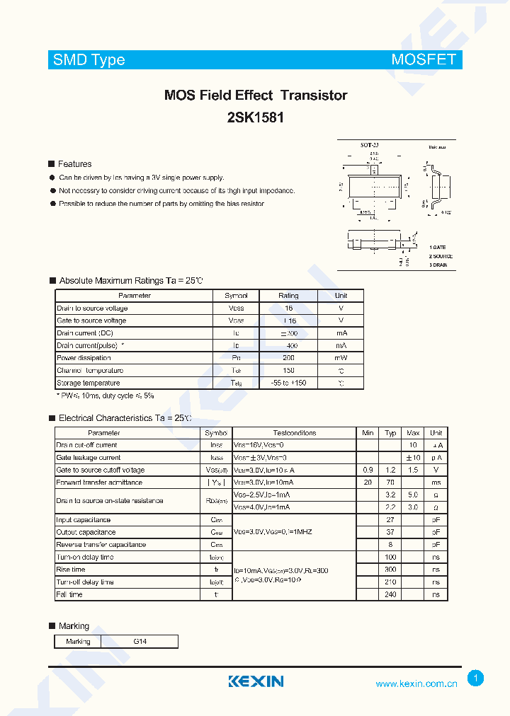 2SK1581_4319674.PDF Datasheet