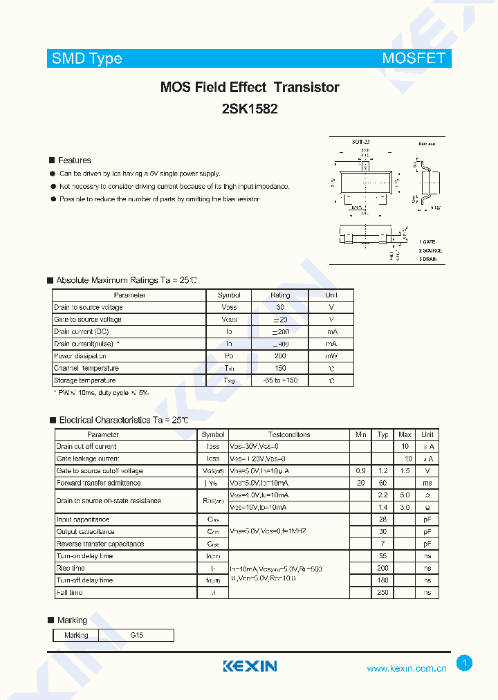 2SK1582_4319673.PDF Datasheet