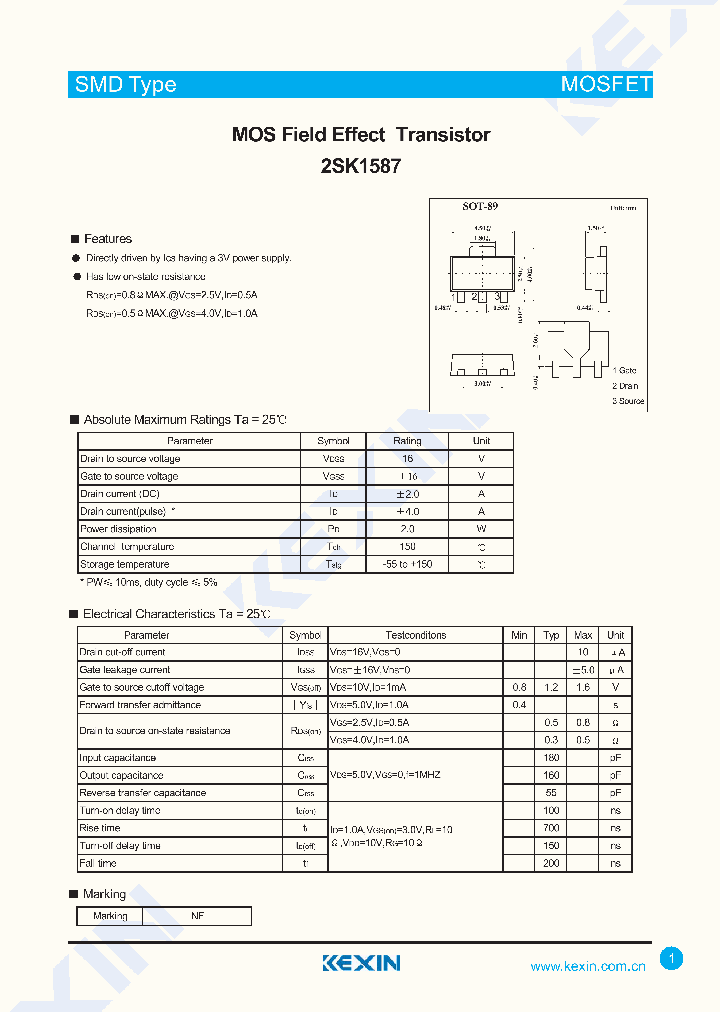 2SK1587_4339259.PDF Datasheet