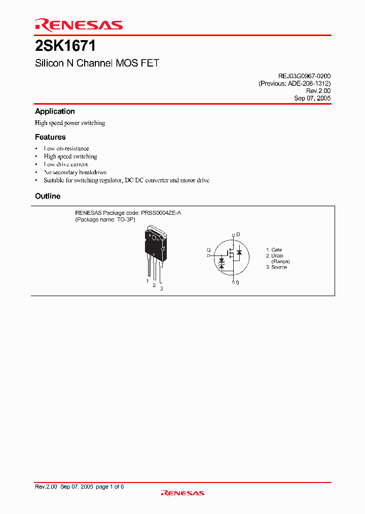 2SK1671_4260242.PDF Datasheet