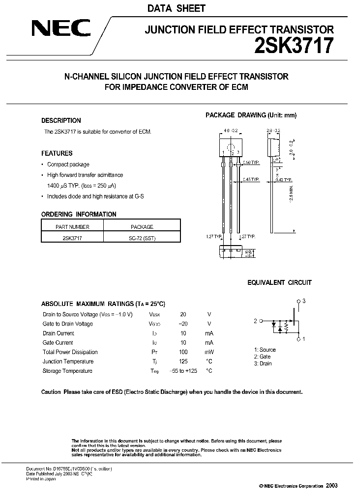 2SK3717_4215701.PDF Datasheet Download --- IC-ON-LINE