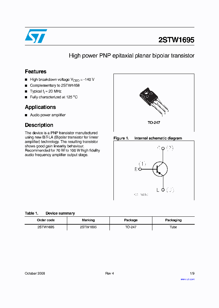 2STW169508_4243999.PDF Datasheet