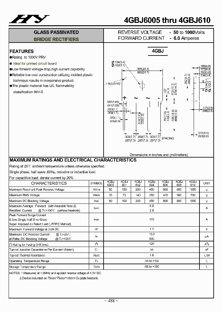 4GBJ6005-4GBJ610_4505005.PDF Datasheet