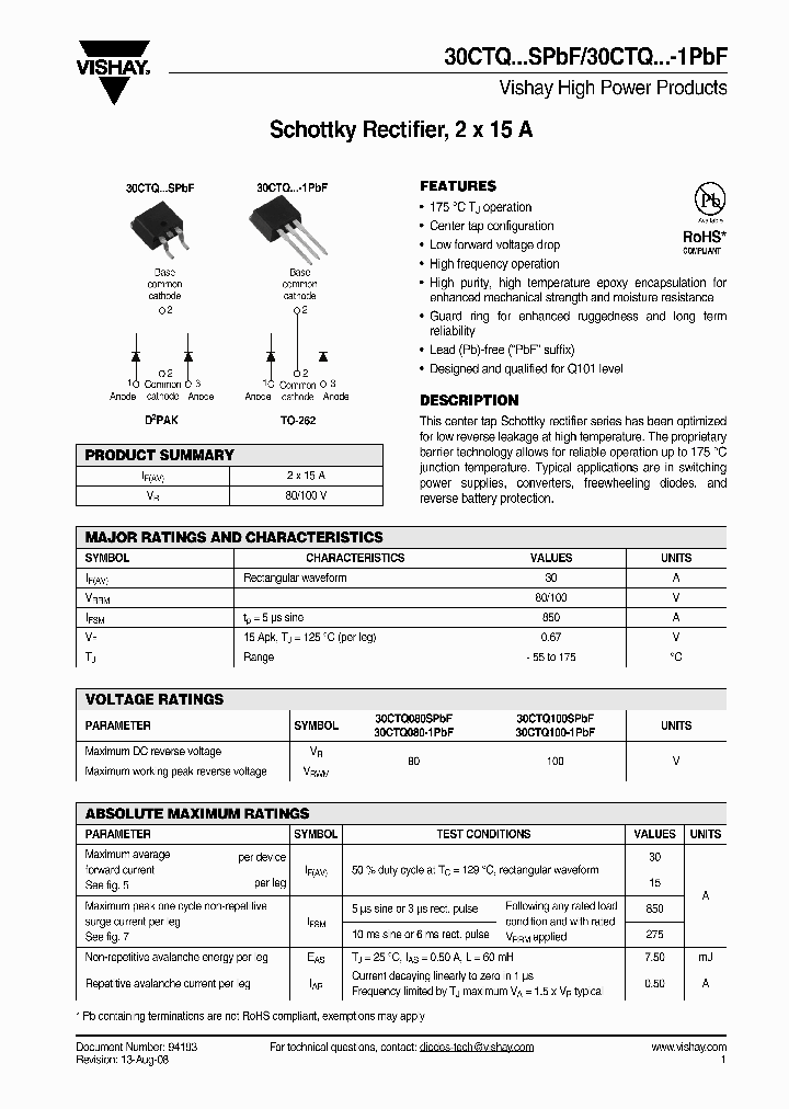 30CTQ080STRRPBF_4458014.PDF Datasheet