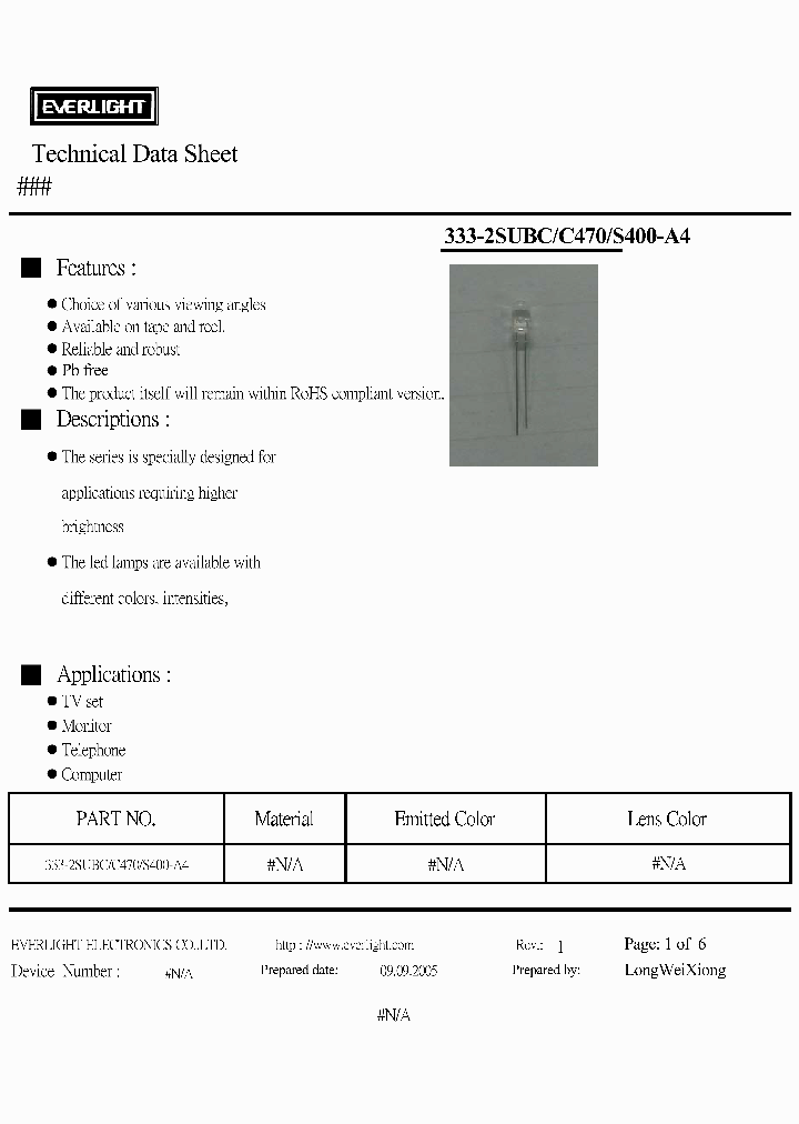 333-2SUBC-C470-S400-A4_4170293.PDF Datasheet