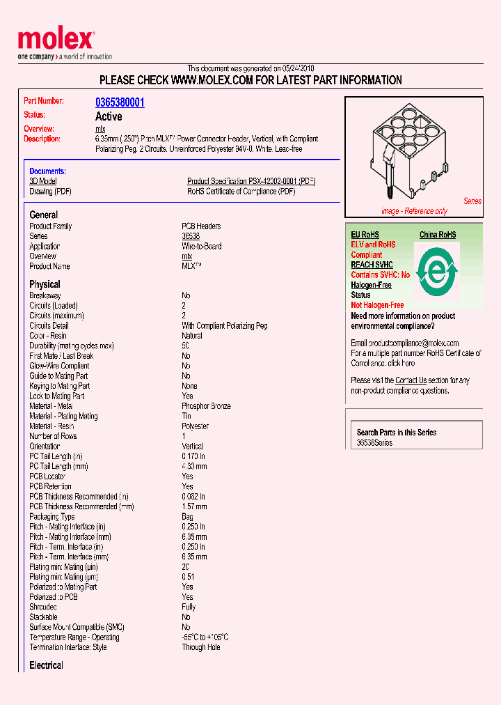 36538-0001_4883395.PDF Datasheet