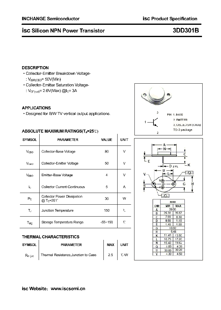 3DD301B_4296685.PDF Datasheet