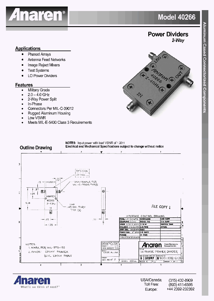 40266_4303491.PDF Datasheet Download --- IC-ON-LINE