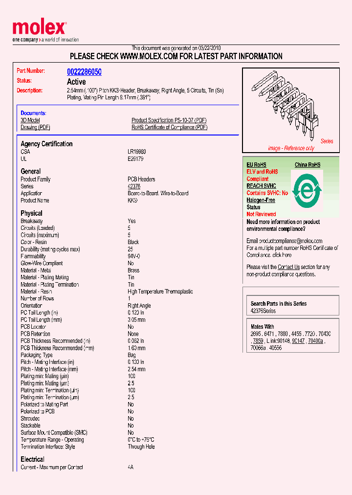 42376-0005_4886753.PDF Datasheet