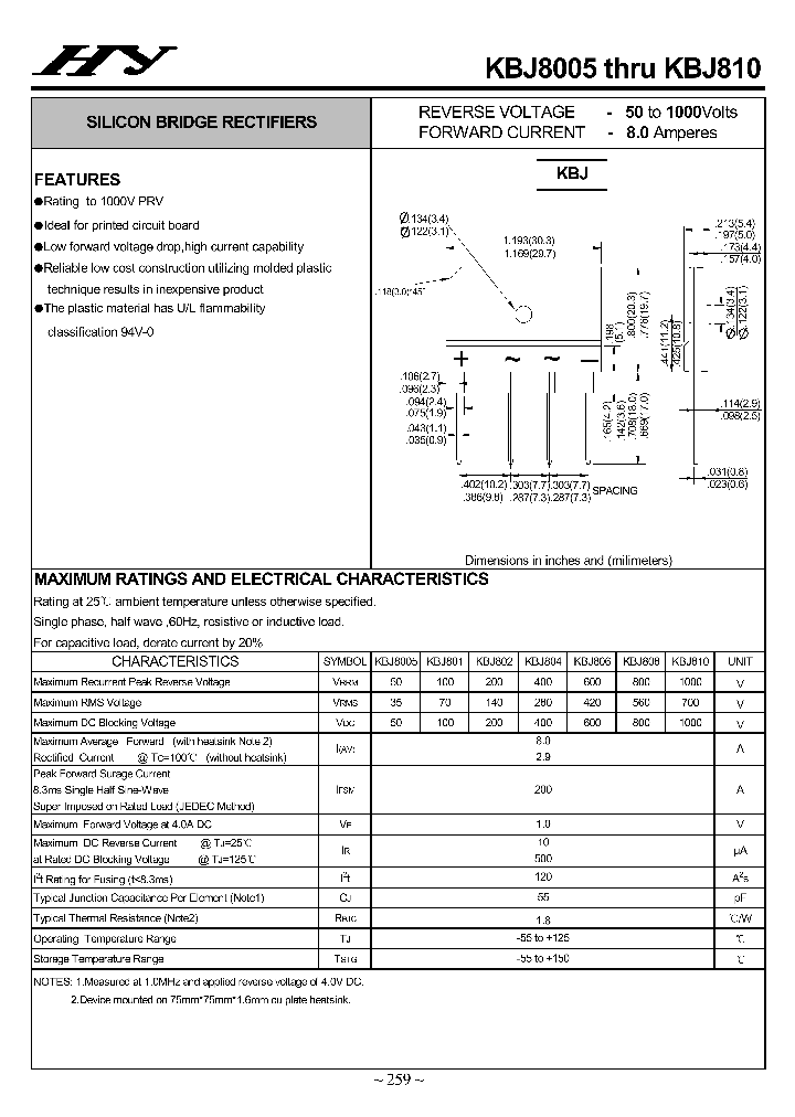 KBJ8005-KBJ810_4504972.PDF Datasheet