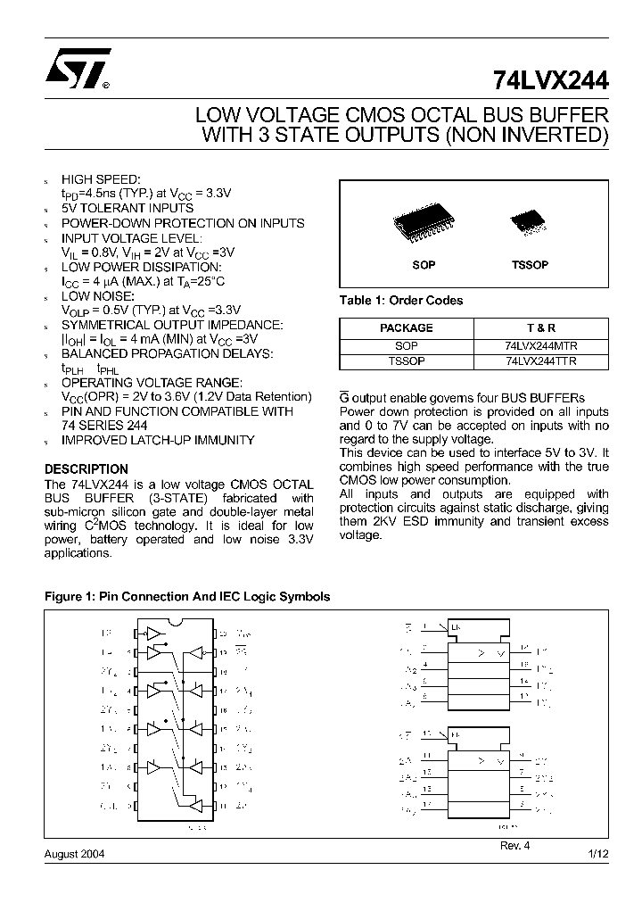 74LVX244_4845636.PDF Datasheet