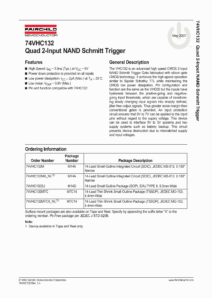 74VHC132_4184896.PDF Datasheet