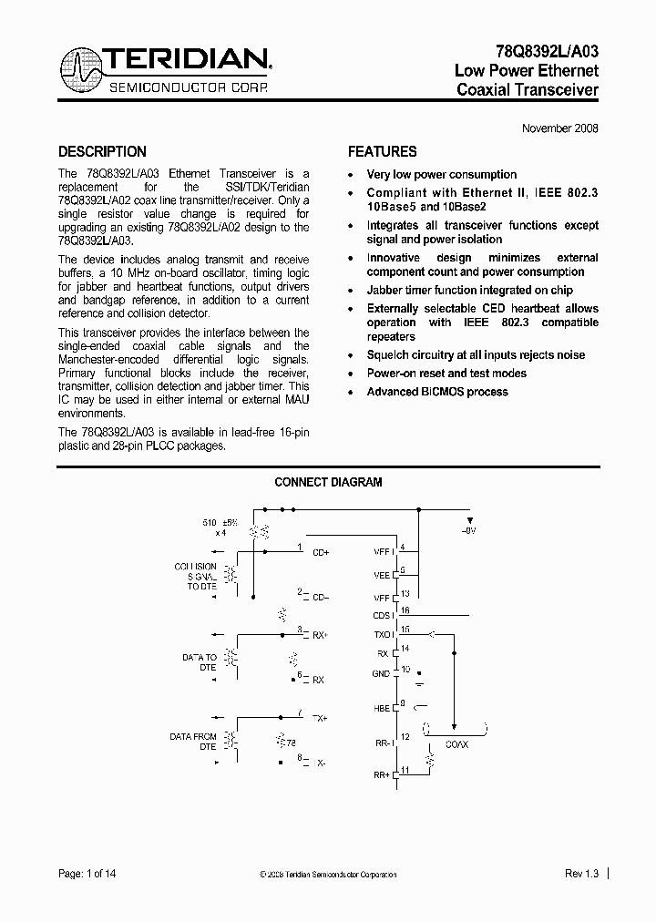 78Q8392LA03-28CHF_4540718.PDF Datasheet