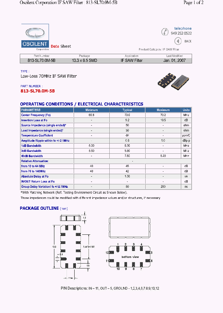 813-SL700M-5B_4529768.PDF Datasheet