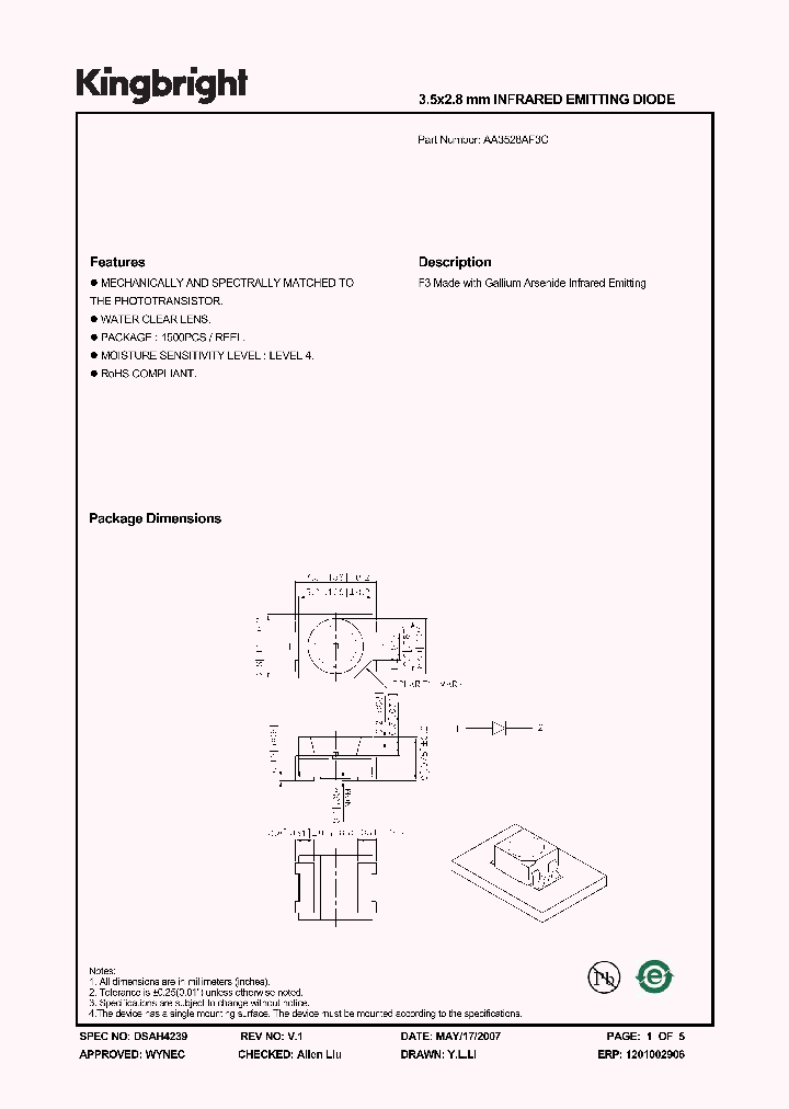 AA3528AF3C_4175050.PDF Datasheet Download