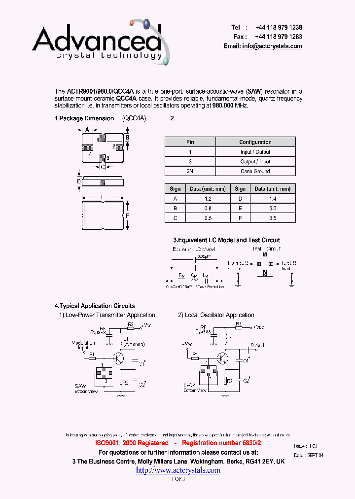 ACTR9001_4186034.PDF Datasheet