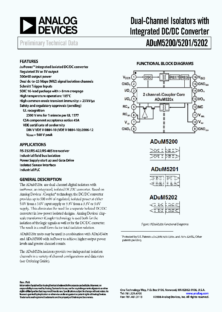 ADUM5200ARWZ2_4265906.PDF Datasheet