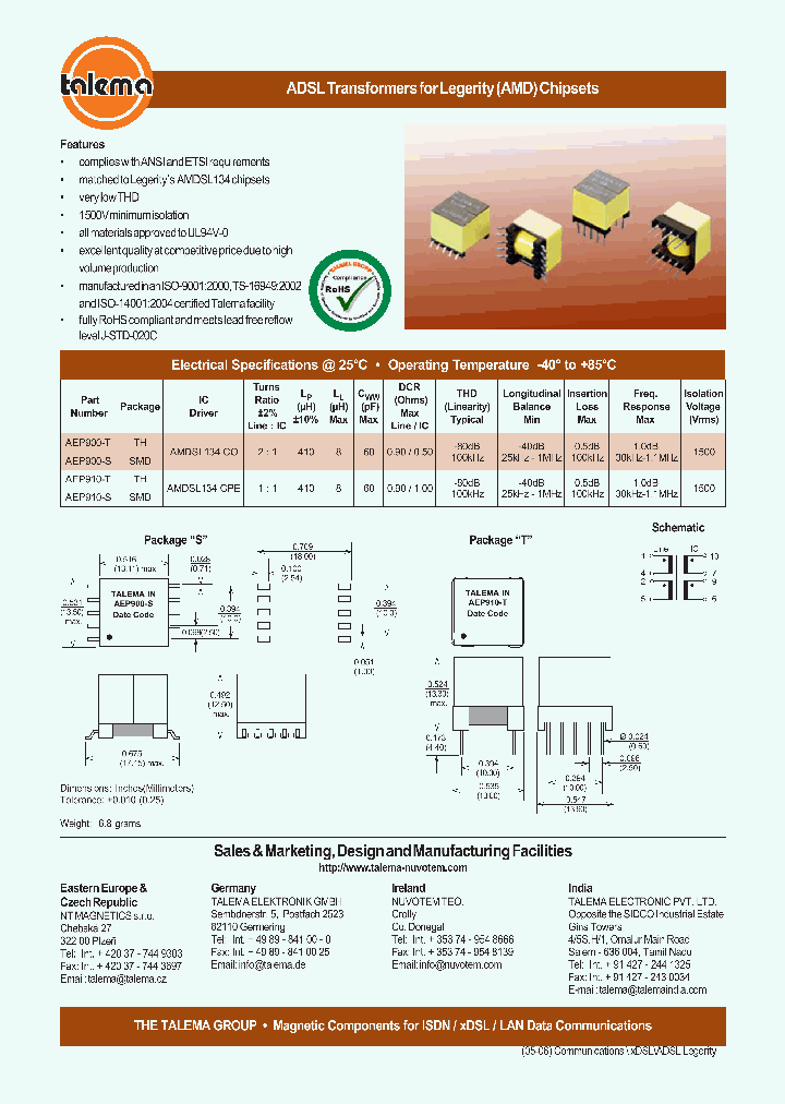 AEP910-S_4208380.PDF Datasheet