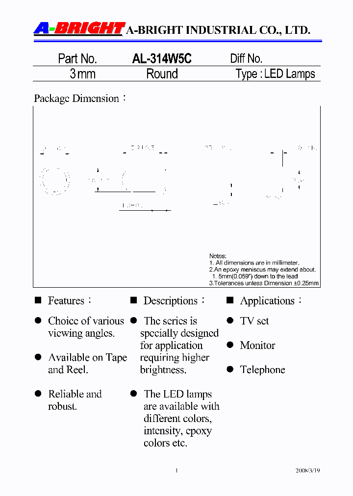 AL-314W5C_4810764.PDF Datasheet
