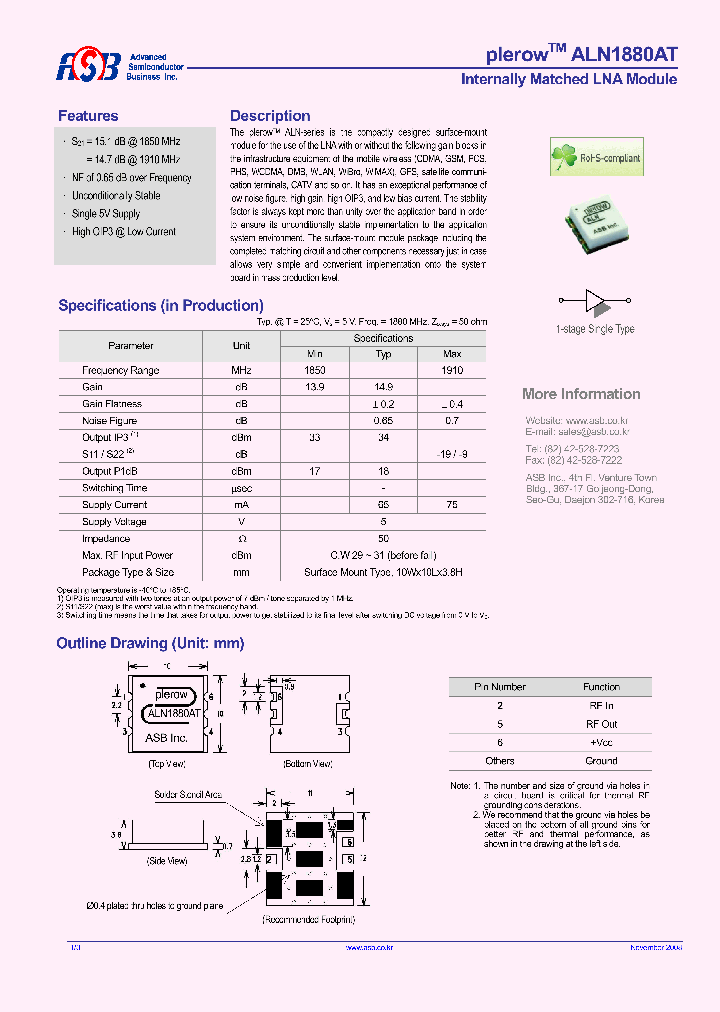 ALN1880AT_4429926.PDF Datasheet