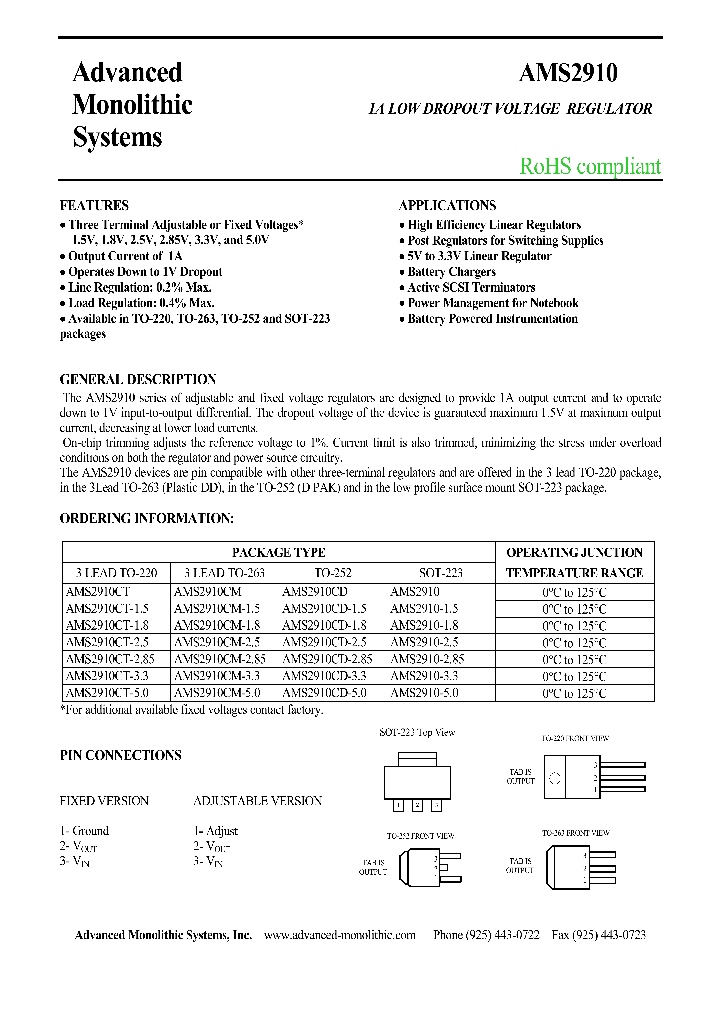 AMS2910CT-15_4624866.PDF Datasheet