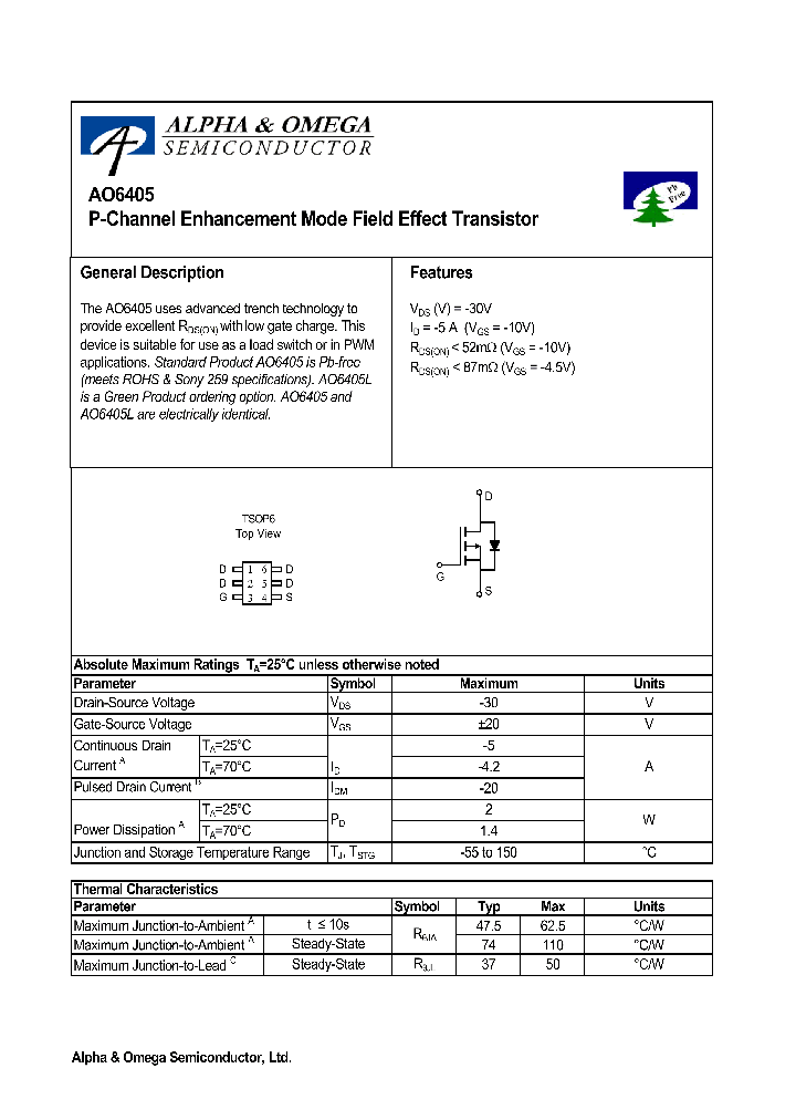 AO6405_4339434.PDF Datasheet